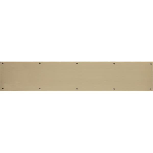Brass Accents 8 in. x 40 in. Kick Plate Antique Brass Magnetic Mount A09-P0840-609MAG - main